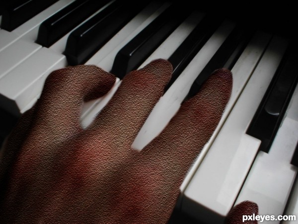 Creation of demon playing piano : Step 2